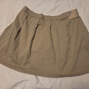 There Abouts Girls Beige Khaki Skort XL (18.5) School Uniform NWT